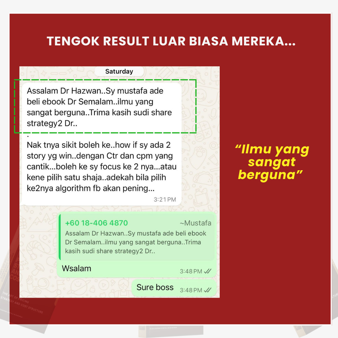 Testimoni pembaca: ilmu yang sangat berguna